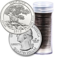2013 40-Coin Great Basin Quarter Rolls - P or D Mint - BU