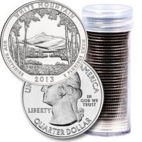 2013 40-Coin White Mountain Quarter Rolls - P or D Mint - BU