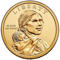 2014 Native American Golden Dollar Coin - P or D Mint