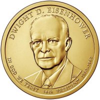 2015 Dwight D. Eisenhower Presidential Dollar Coin - P or D Mint