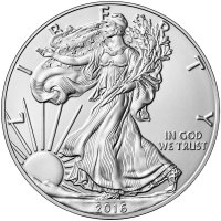 2016-W 1 oz American Burnished Silver Eagle Coin - Gem BU (w/ Box & C.O.A.)