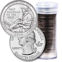 2016 40-Coin Cumberland Gap Quarter Rolls - P or D Mint - BU