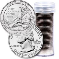 2016 40-Coin Cumberland Gap Quarter Rolls - S Mint - BU