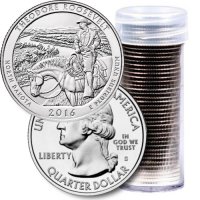 2016 40-Coin Theodore Roosevelt Quarter Rolls - S Mint - BU