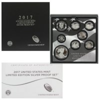 2017 Limited Edition U.S. Silver Proof Coin Set