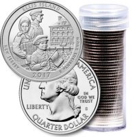 2017 40-Coin Ellis Island Quarter Rolls - S Mint - BU