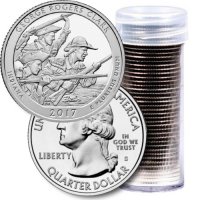 2017 40-Coin George Rogers Clark Quarter Rolls - S Mint - BU