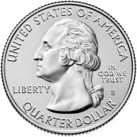 2017 Effigy Mounds Quarter Coin - S Mint - BU