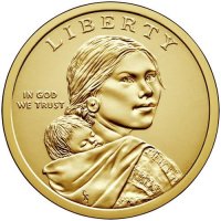 2018 Native American Golden Dollar Coin - P or D Mint