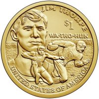 2018 Native American Golden Dollar Coin - P or D Mint