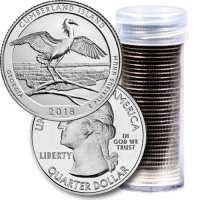 2018 40-Coin Cumberland Island Quarter Rolls - P or D Mint - BU