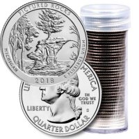 2018 40-Coin Pictured Rocks Quarter Rolls - S Mint - BU