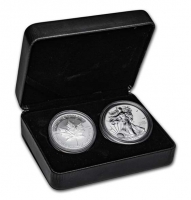 2019 Pride of Two Nations Canadian Maple Leaf and Silver Eagle - 2 Coin Set - 10,000 Minted - Canadian Release