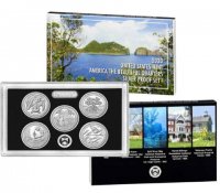 2020 America the Beautiful Silver Quarters Proof Coin Set