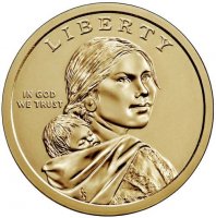2021 Native American Golden Dollar Coin - P or D Mint