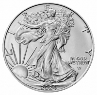 2024 1 oz American Silver Eagle Coin - Gem BU - It's A Girl! Harris Holder