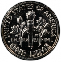 1956 Roosevelt Silver Dime Coin - Gem Proof