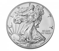2020-W 1 oz Burnished American Silver Eagle Coin - NGC MS-69