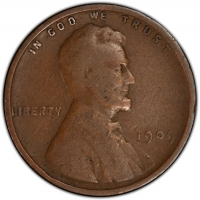 1909 Lincoln Wheat Cent Coin - Very Good to Fine - Wholesale Bid!