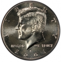 2001 Kennedy Half Dollar Coin - Choice BU