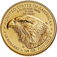 2025 1/4 oz American Gold Eagle Coin - Gem BU