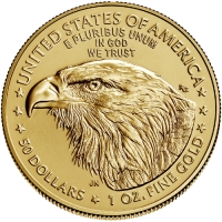 2024 1 oz American Gold Eagle Coin - Gem BU 