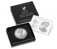 2022-S 1 oz Proof American Silver Eagle Coin - Gem Proof (w/ Box & COA)