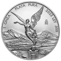 2023 1 oz Mexican Silver Libertad Coin - Gem BU