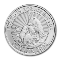 2023 1 oz Canadian The Majestic Polar Bear Coin Coin - Gem BU in TEP Packaging