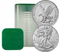 2023 20-Coin 1 oz American Silver Eagle Roll - Never Opened