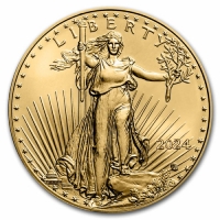 2024 1/2 oz American Gold Eagle Coin - Gem BU