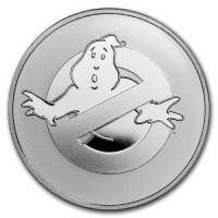 2024 Niue 1 oz Silver $2 Ghostbusters Logo Coin - Gem BU