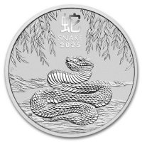 2025 1 oz Australia Silver Lunar Snake (Series III) - Gem BU