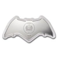 2025 Samoa 1 oz Batman Batarang Shaped Silver Coin - BU