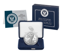 2025-S 1 oz Proof American Silver Eagle Coin - Navy Privy - Gem Proof (w/ Box & COA)