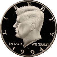 1994-S Kennedy Proof Half Dollar Coin - Choice PF