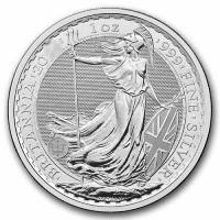 1 oz Great Britain Silver Britannia Coin - Random Date - Gem BU