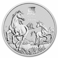 2026 1 oz Australia Silver Lunar Horse (Series III) - Gem BU