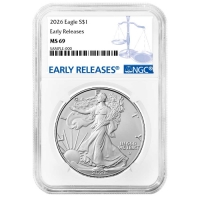 2026 1 oz American Silver Eagle Coin - 40th Anniversary of the American Silver Eagle - NGC MS-69 Early Release