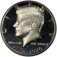 1776-1976-S Kennedy Proof Half Dollar Coin - Choice PF
