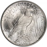 1923-D Peace Silver Dollar Coin - Brilliant Uncirculated (BU)