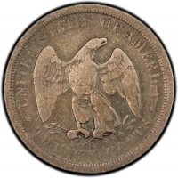 1875-S Twenty Cent Piece Silver Coin - Fine