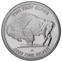 2 oz Silver Round - Buffalo Design