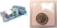 2x2 Vinyl Coin Flips - Pack of 100 - With Inserts