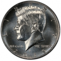 2015 Kennedy Half Dollar Coin - Choice BU