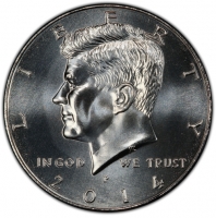 2014 Kennedy Half Dollar Coin - Choice BU