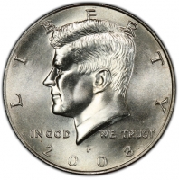 2008 Kennedy Half Dollar Coin - Choice BU