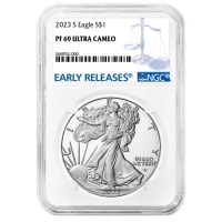 2023-S 1 oz Proof American Silver Eagle Coin - NGC PF-69 Ultra Cameo Early Release