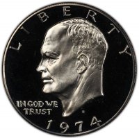 1974-S Eisenhower Dollar Coin - Proof