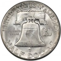 1949-S Franklin Silver Half Dollar Coin - Choice BU